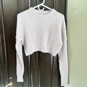 Urban Outfitters Lavender Pink Ribbed Sweater